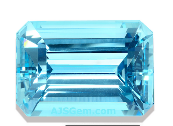 MARCH BIRTHSTONE: AQUAMARINE.